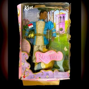 NIB Barbie as Rapunzel Ken as Prince Stefan 2001 collectible
